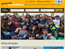 Tablet Screenshot of gruposdeestudiantes.com